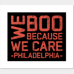 We boo because we care Posters and Art